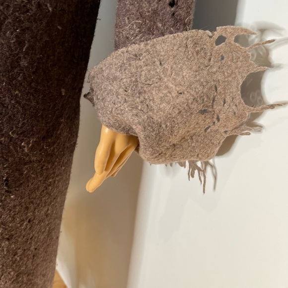 Casch by Gro Abrahamsson Sz 38 Boiled Wool Coat - Work of Art - Picture 6 of 16